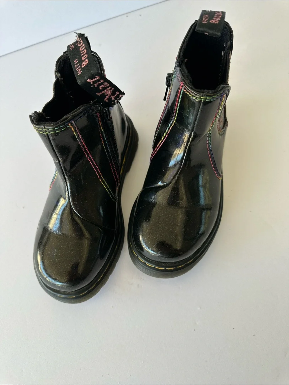 Dr. Martens shiny black